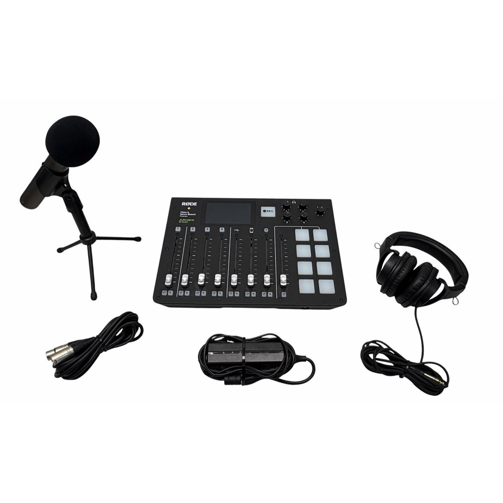 Rode Rodecaster Pro Podcast Production Studio All In One Mic Headset Manual